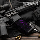 AR 15 Mag Skull Purple Gun Skin Vinyl Wrap