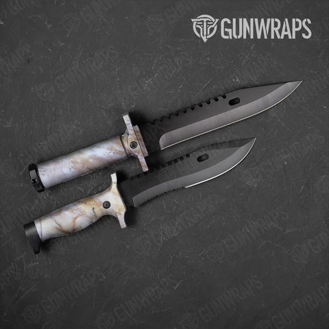 Gold Knife Gear Skin Vinyl Wraps