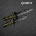 Knife Substrate Savannah Stalker Camo Gear Skin Vinyl Wrap Film