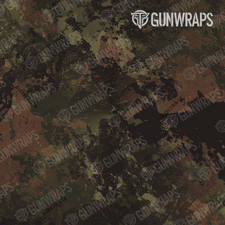 AR 15 Mag Well Substrate Stuttgart Camo Gun Skin Pattern Film