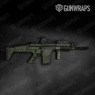 Old School Duck Army Dark Green Gun Skin Vinyl Wrap