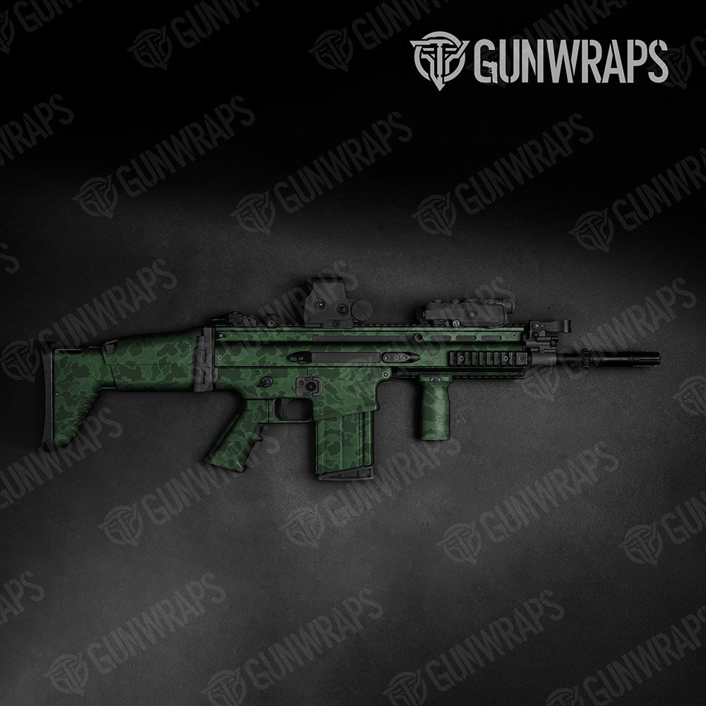 Old School Duck Elite Green Gun Skin Vinyl Wrap