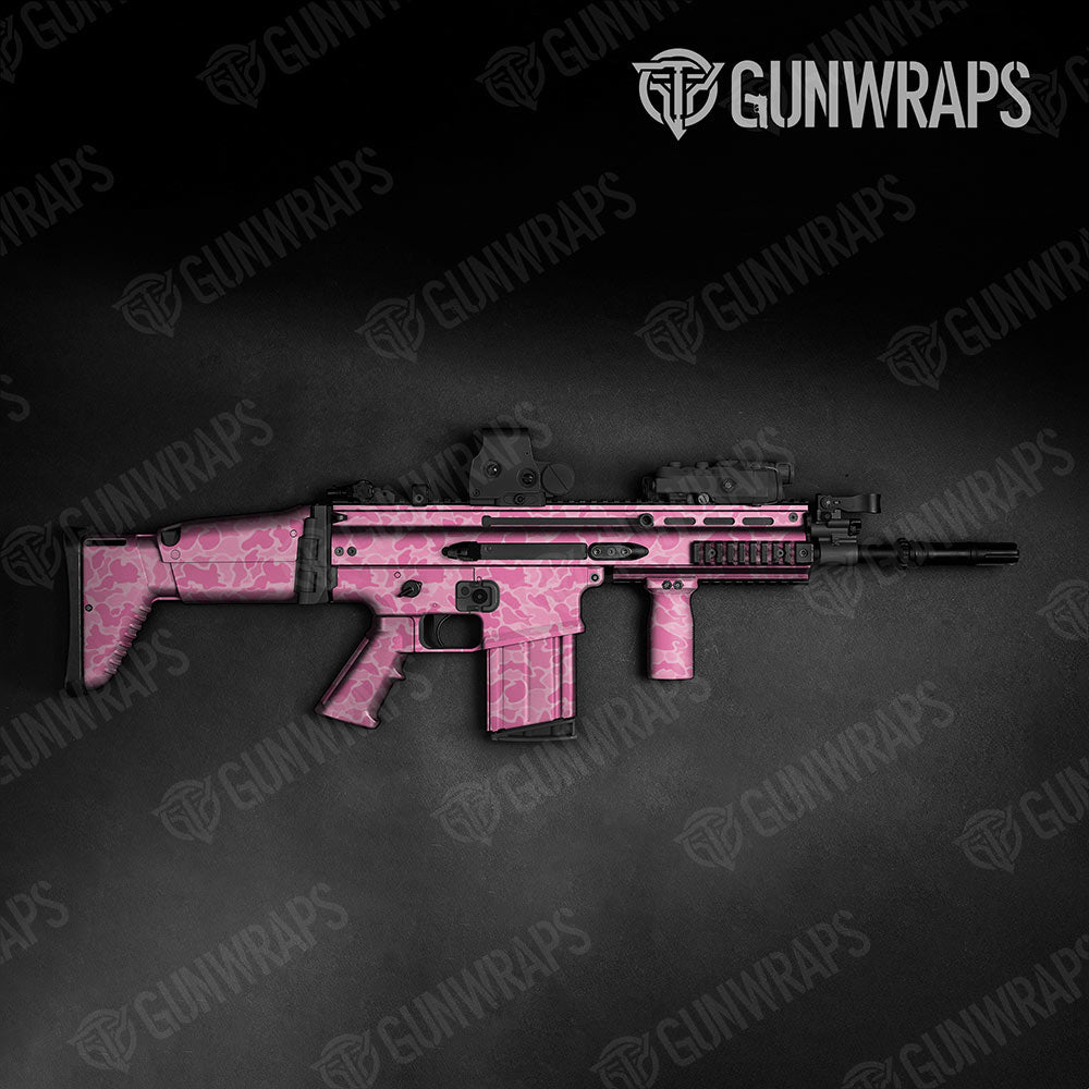 Old School Duck Elite Pink Gun Skin Vinyl Wrap