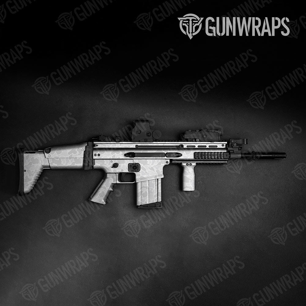 Old School Duck Elite White Gun Skin Vinyl Wrap