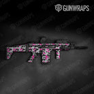 Old School Duck Magenta Tiger Gun Skin Vinyl Wrap