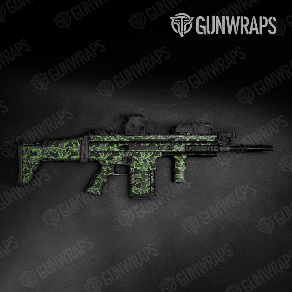 Old School Duck Metro Green Gun Skin Vinyl Wrap