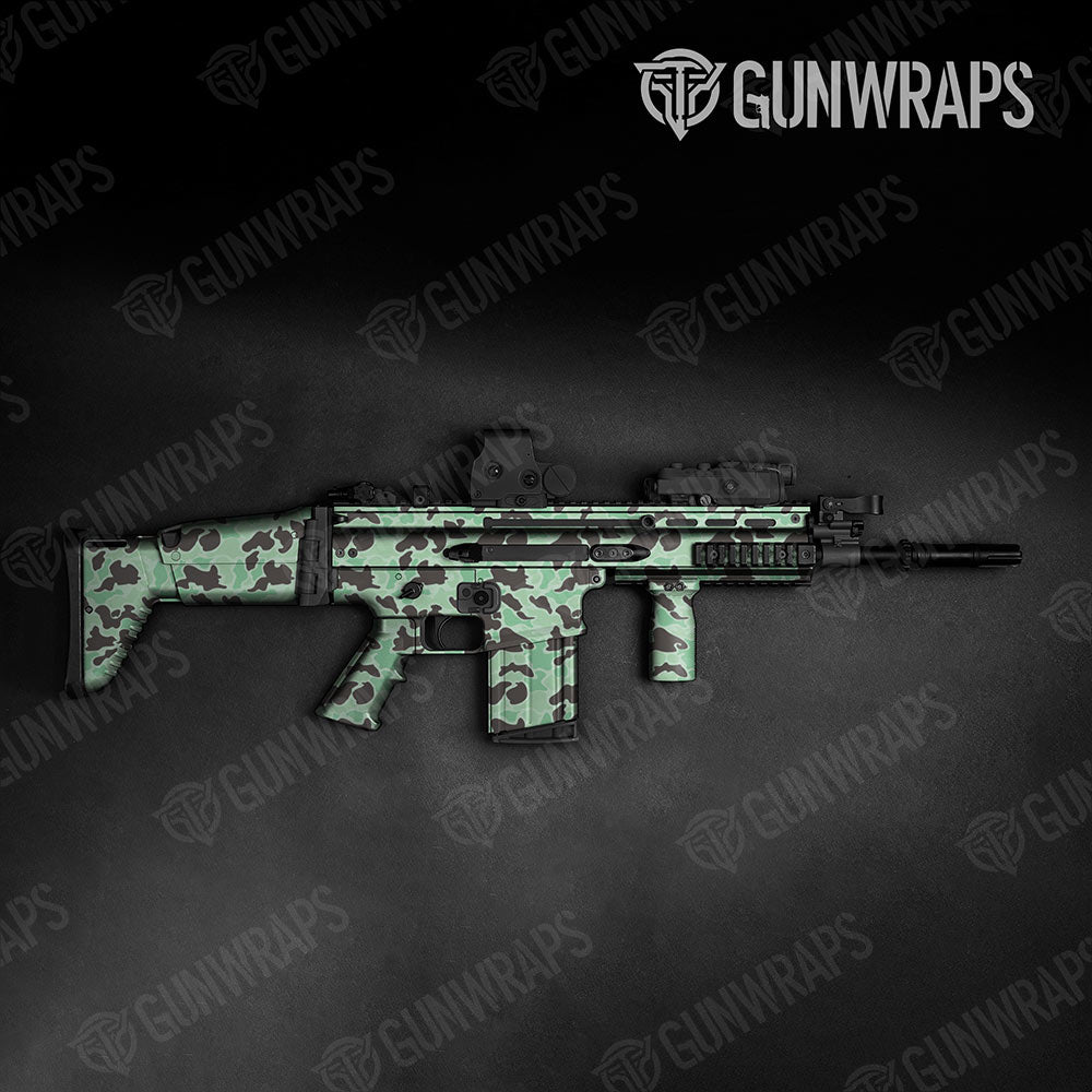Old School Duck Mint Chocolate Chip Gun Skin Vinyl Wrap