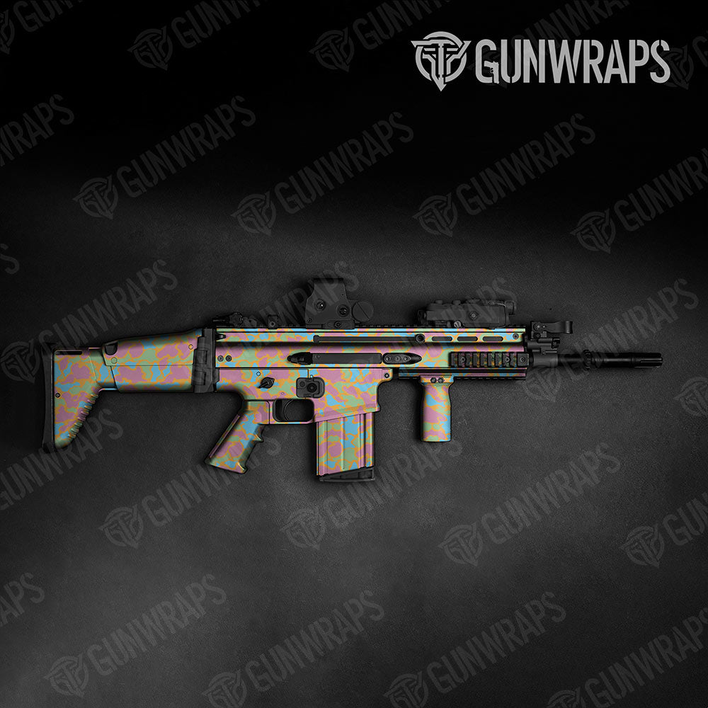 Old School Duck Sherbert Gun Skin Vinyl Wrap
