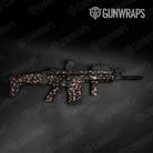 Tactical Paintball Orange Tiger Gun Skin Vinyl Wrap