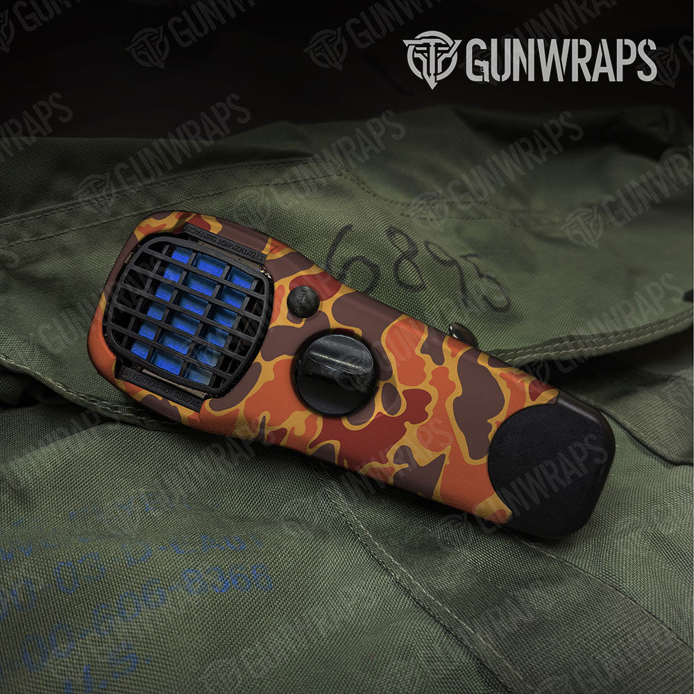 Old School Duck Autumn Gun Skin Vinyl Wrap