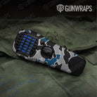 Old School Duck Blue Tiger Gun Skin Vinyl Wrap
