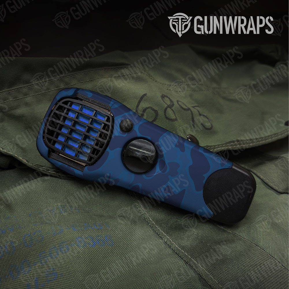 Old School Duck Elite Blue Gun Skin Vinyl Wrap