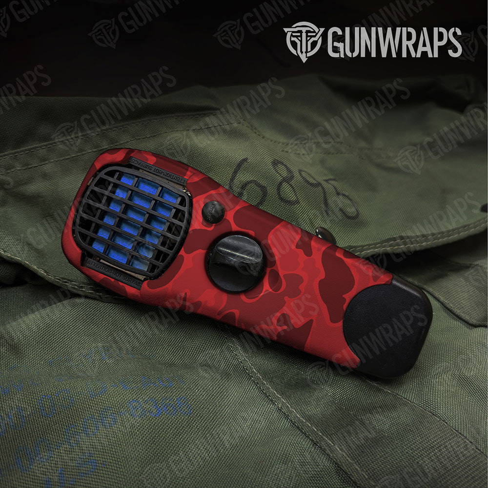 Old School Duck Elite Red Gun Skin Vinyl Wrap