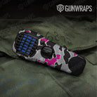 Old School Duck Magenta Tiger Gun Skin Vinyl Wrap
