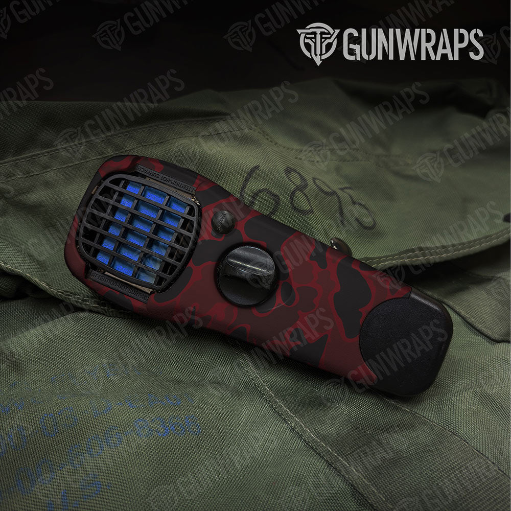 Old School Duck Vampire Red Gun Skin Vinyl Wrap