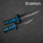 Knife Toadaflage Blue Camo Gun Skin Vinyl Wrap