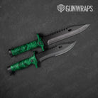 Knife Toadaflage Green Camo Gun Skin Vinyl Wrap