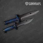 Knife Trigon Elite Blue Gun Skin Pattern