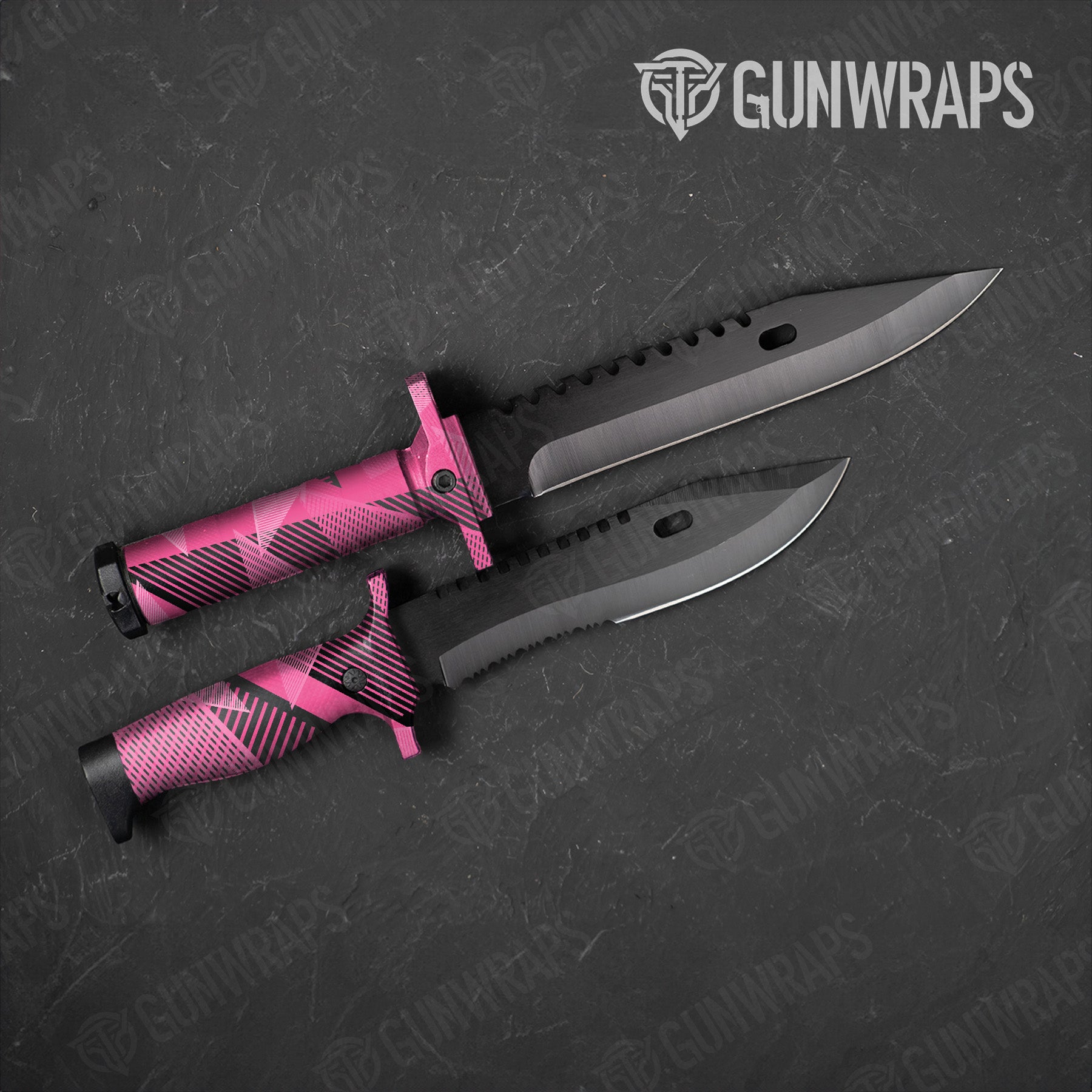 Knife Trigon Elite Pink Gun Skin Pattern