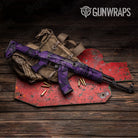 AK 47 Trigon Elite Purple Gun Skin Pattern