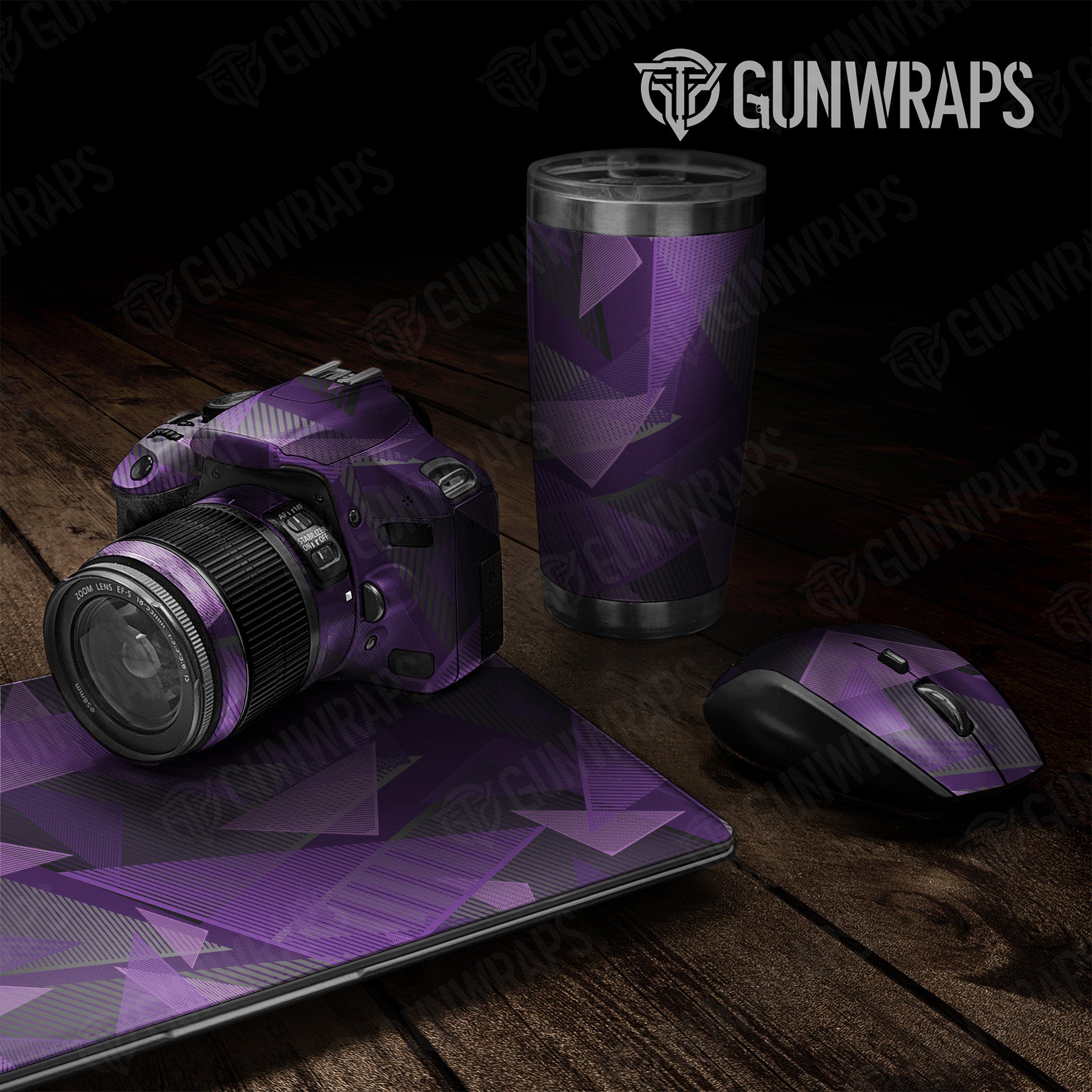 Universal Sheet Trigon Elite Purple Gun Skin Pattern