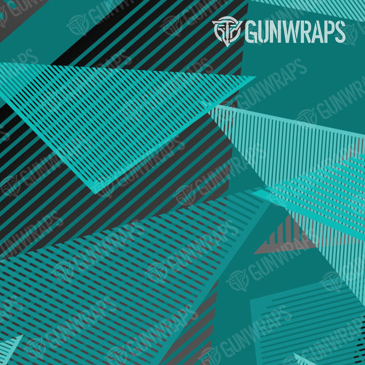 Universal Sheet Trigon Elite Tiffany Blue Gun Skin Pattern