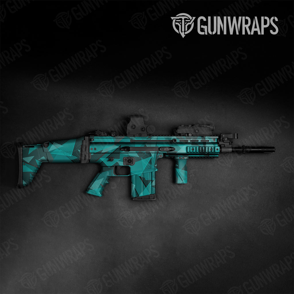 Trigon Elite Tiffany Blue Gun Skin Vinyl Wrap for Tactical – GunWraps.com