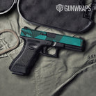 Pistol Slide Trigon Elite Tiffany Blue Gun Skin Vinyl Wrap