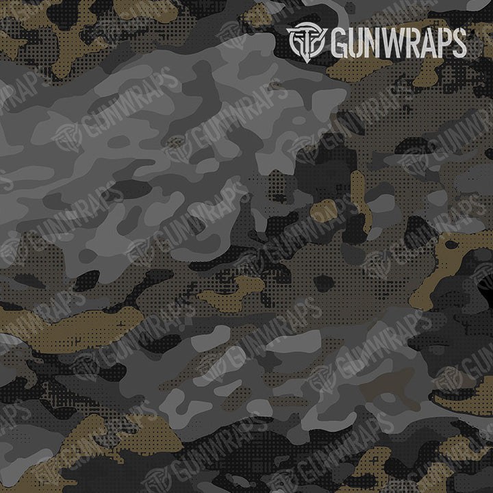 AR 15 A-TACS U|CON Stealth Camo Gun Skin Pattern Film