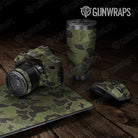 Old School Duck Army Green  Gun Skin Vinyl Wrap