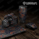 Old School Duck Blue Copper  Gun Skin Vinyl Wrap