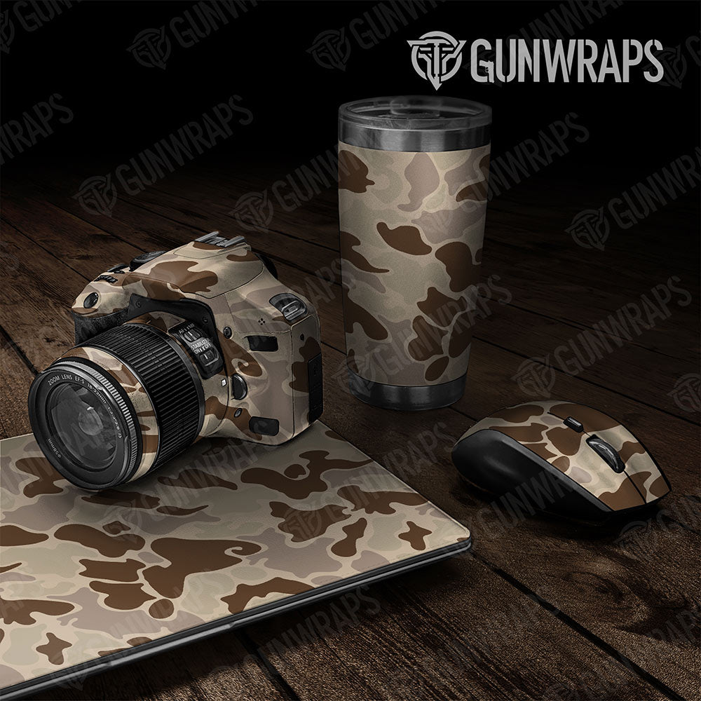 Old School Duck Desert  Gun Skin Vinyl Wrap