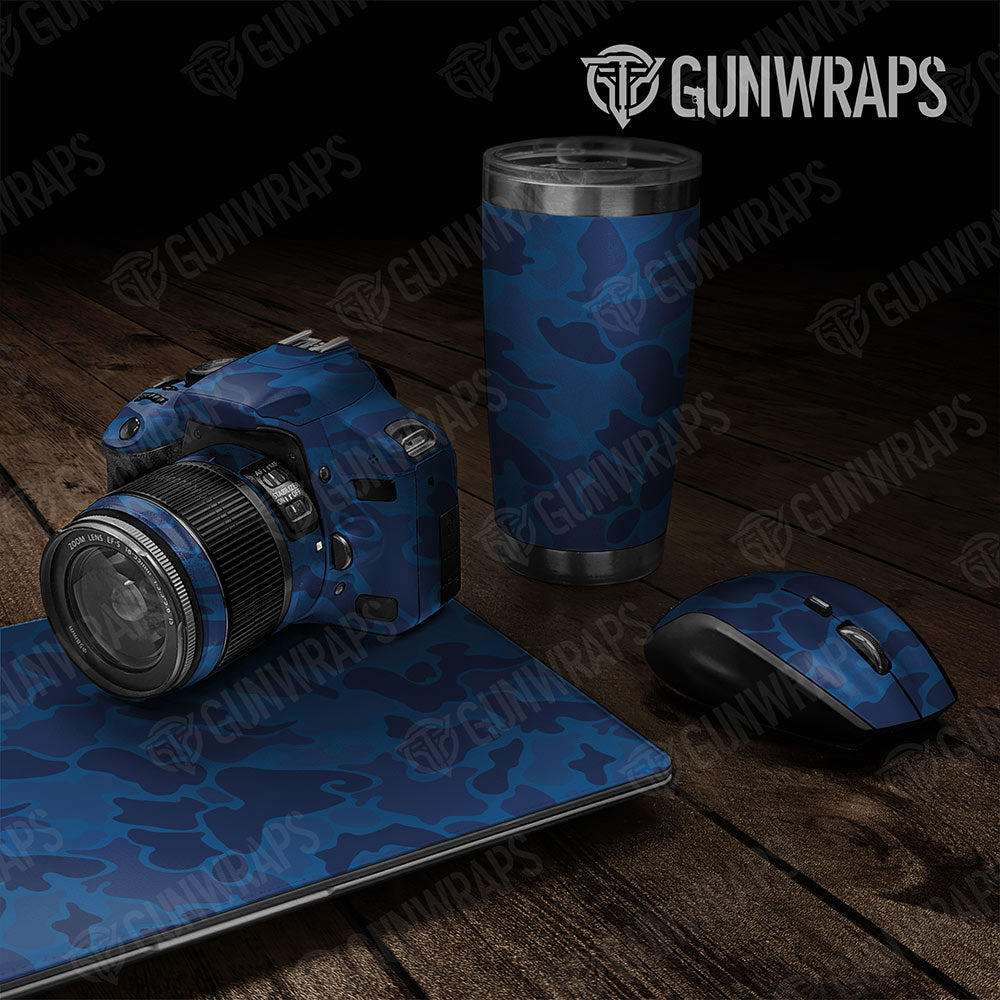 Old School Duck Elite Blue  Gun Skin Vinyl Wrap