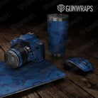 Old School Duck Elite Blue  Gun Skin Vinyl Wrap
