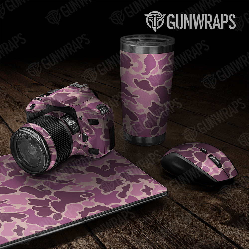 Old School Duck Floral  Gun Skin Vinyl Wrap