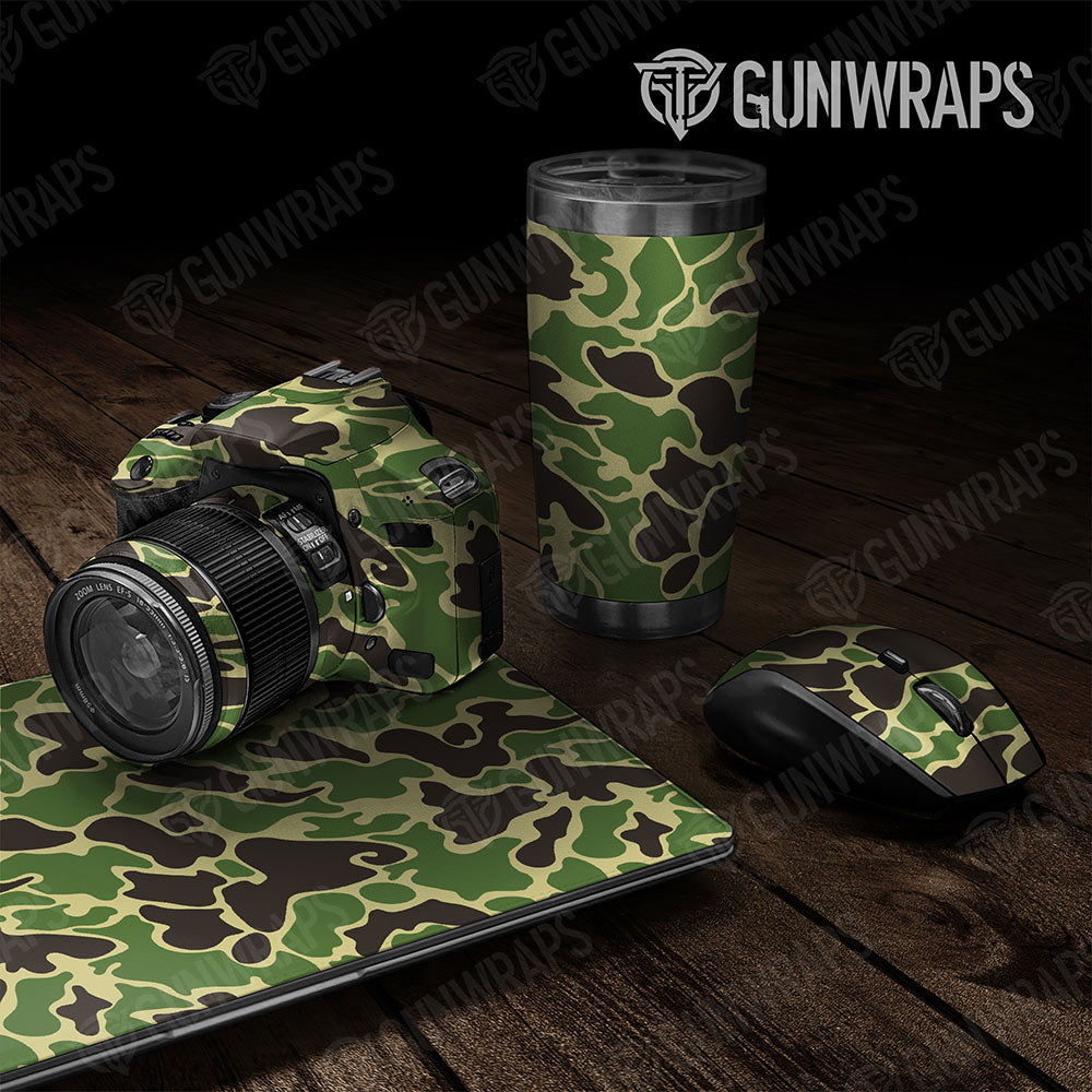 Old School Duck Jungle  Gun Skin Vinyl Wrap