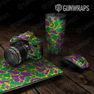 Old School Duck Mardi Gras  Gun Skin Vinyl Wrap