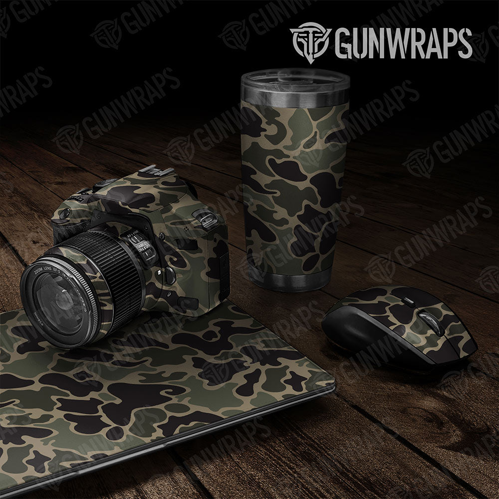 Old School Duck Militant Green  Gun Skin Vinyl Wrap