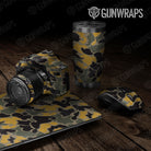 Old School Duck Militant Yellow  Gun Skin Vinyl Wrap