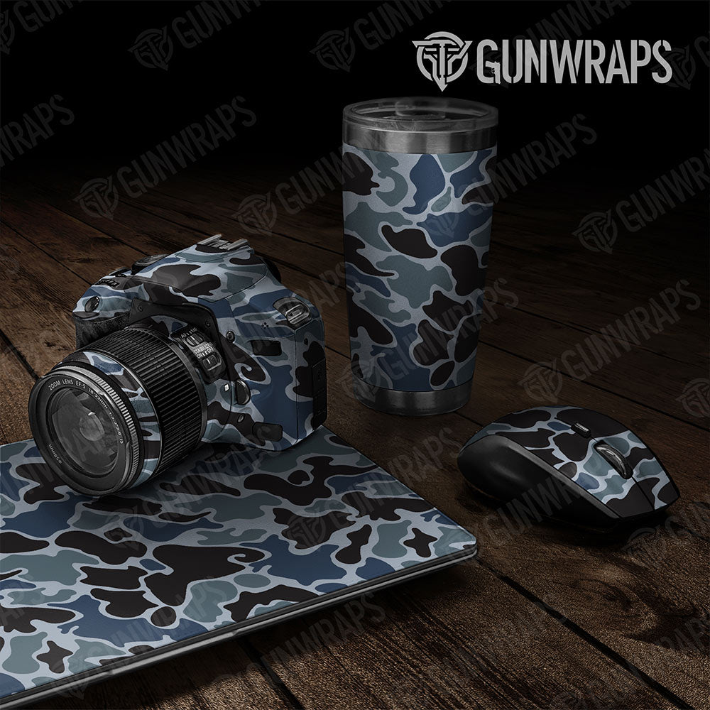 Old School Duck Navy  Gun Skin Vinyl Wrap