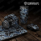 Old School Duck Navy  Gun Skin Vinyl Wrap