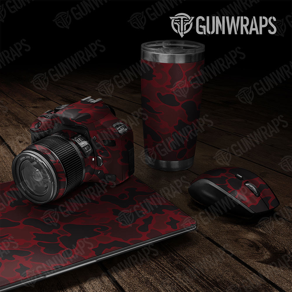 Old School Duck Vampire Red  Gun Skin Vinyl Wrap