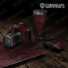 Old School Duck Vampire Red  Gun Skin Vinyl Wrap
