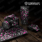 Universal Sheet Paintball Magenta Tiger Gun Skin Vinyl Wrap