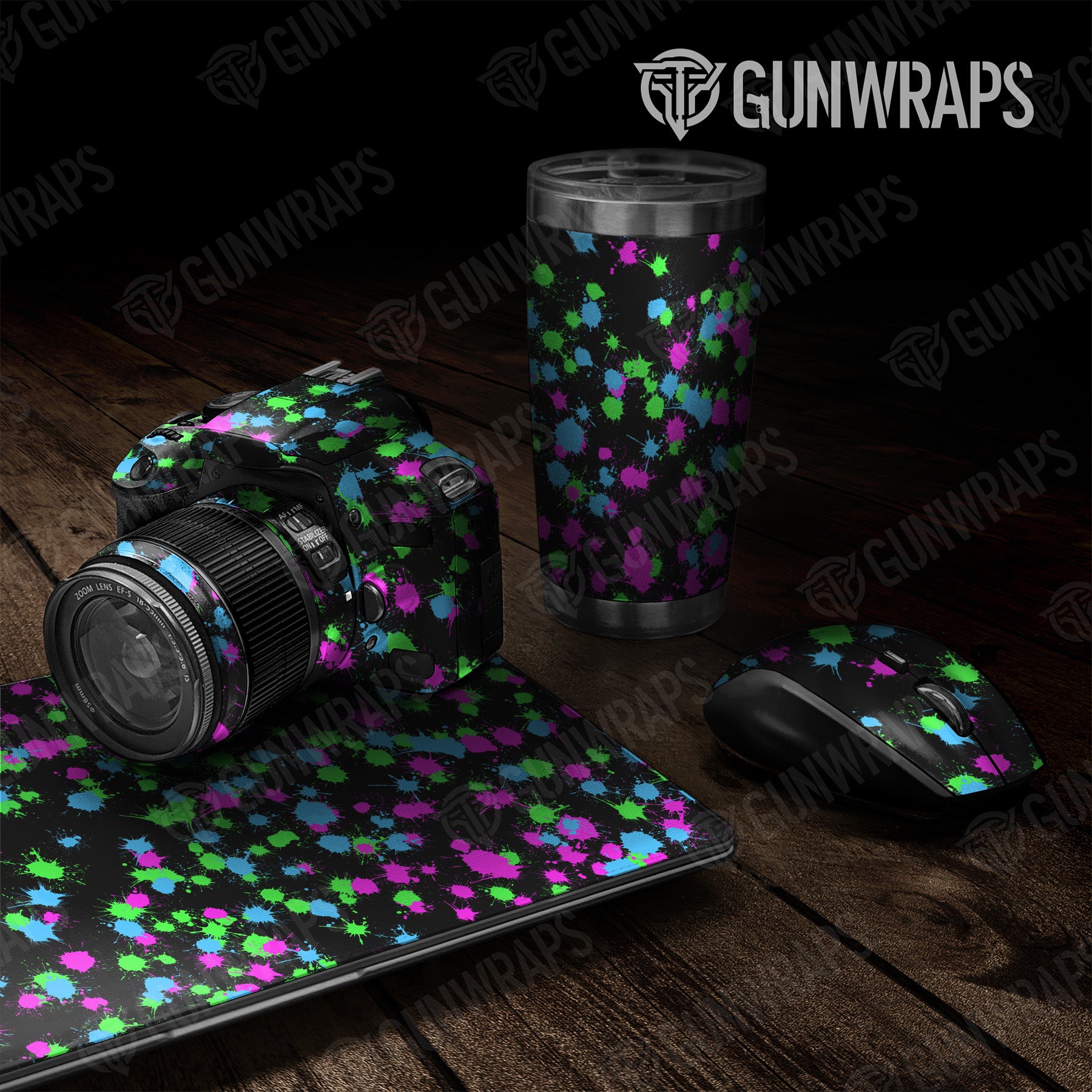 Universal Sheet Paintball Retro Gun Skin Vinyl Wrap