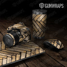 Woodgrain Amsterdam  Gun Skin Vinyl Wrap