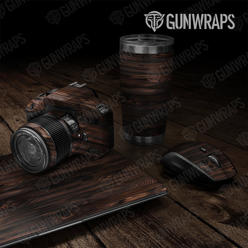 Woodgrain Atlanta  Gun Skin Vinyl Wrap