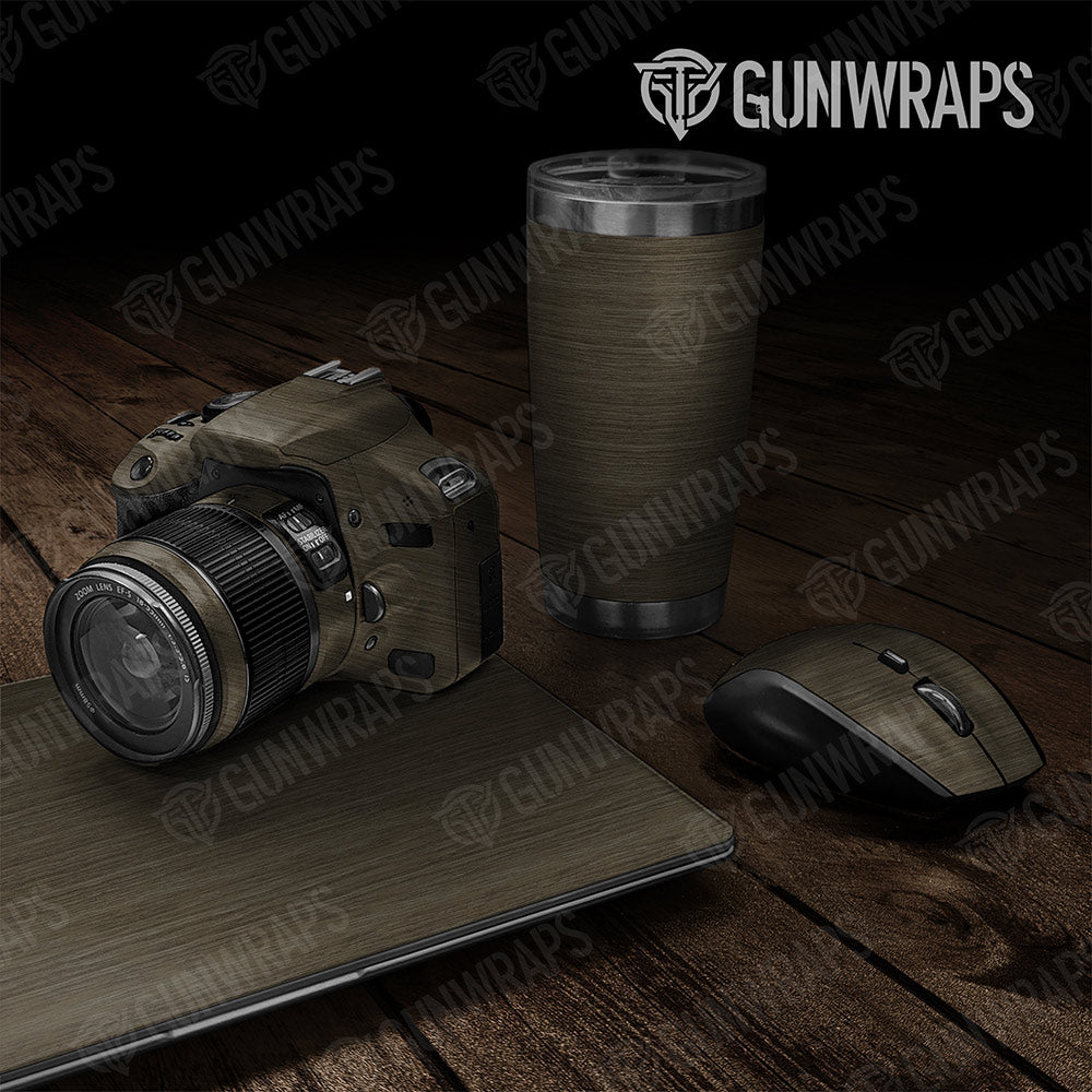 Woodgrain Bango  Gun Skin Vinyl Wrap