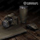 Woodgrain Bango  Gun Skin Vinyl Wrap