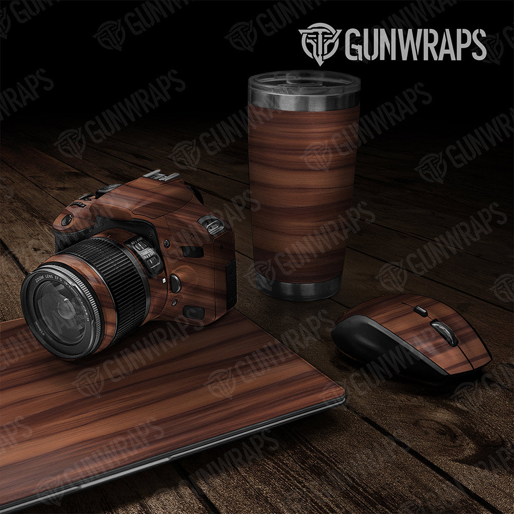 Woodgrain Berlin  Gun Skin Vinyl Wrap